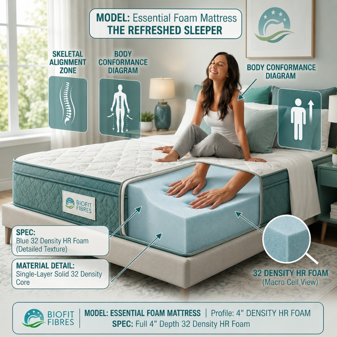 biofit™ essential foam mattress biofit™ essential foam mattress