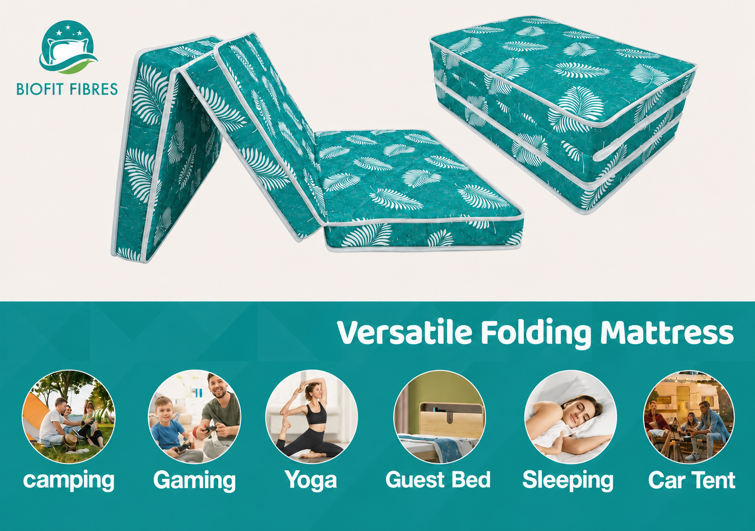 biofit™ tri fold foam mattress biofit™ tri fold foam mattress