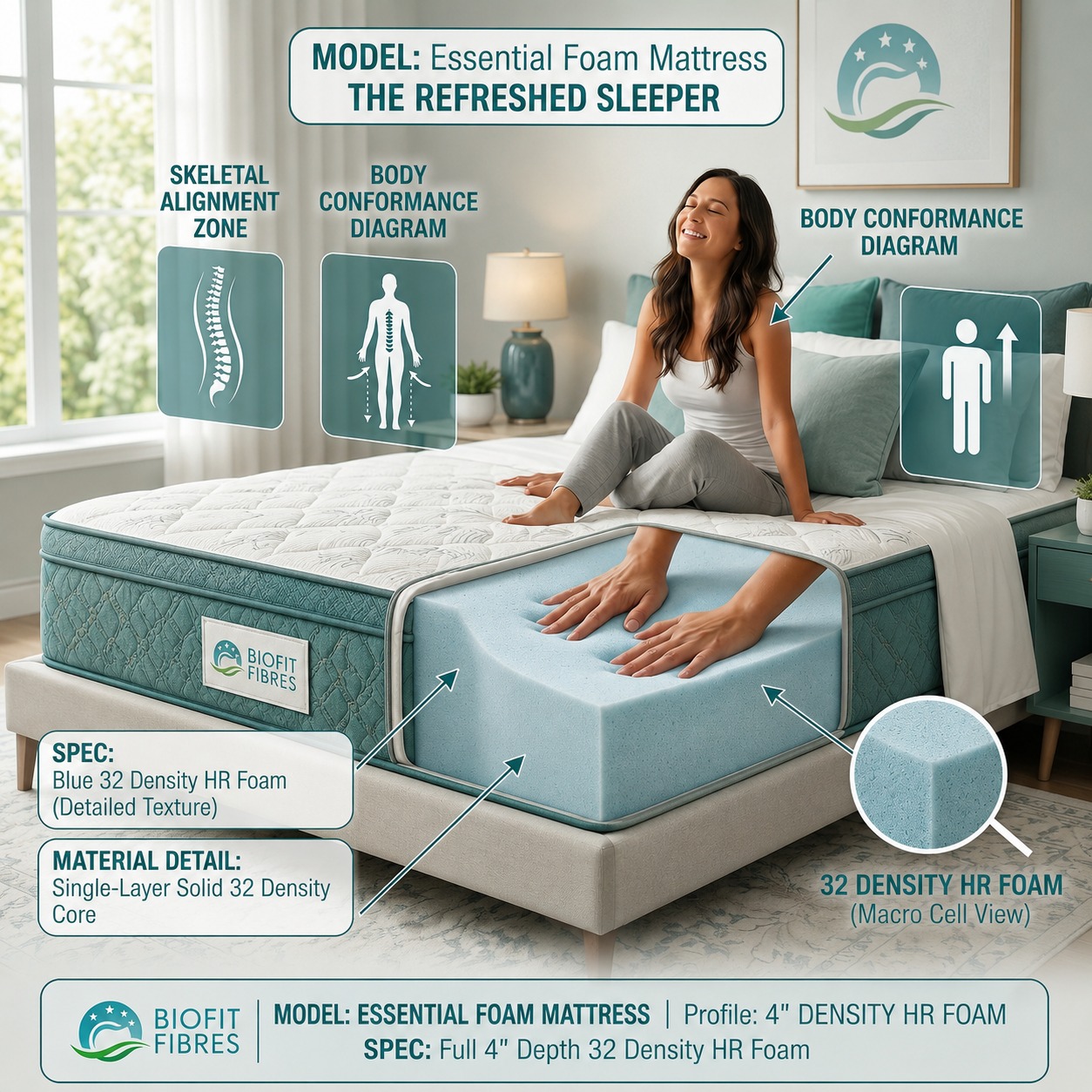 biofit™ classic foam mattress biofit™ classic foam mattress